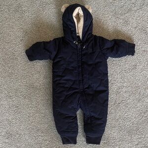 BabyGap Cozy Navy Blue One Piece